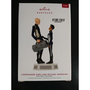 2019 Hallmark Ornament Star Trek Discovery Commander Saru & Michael Burnham